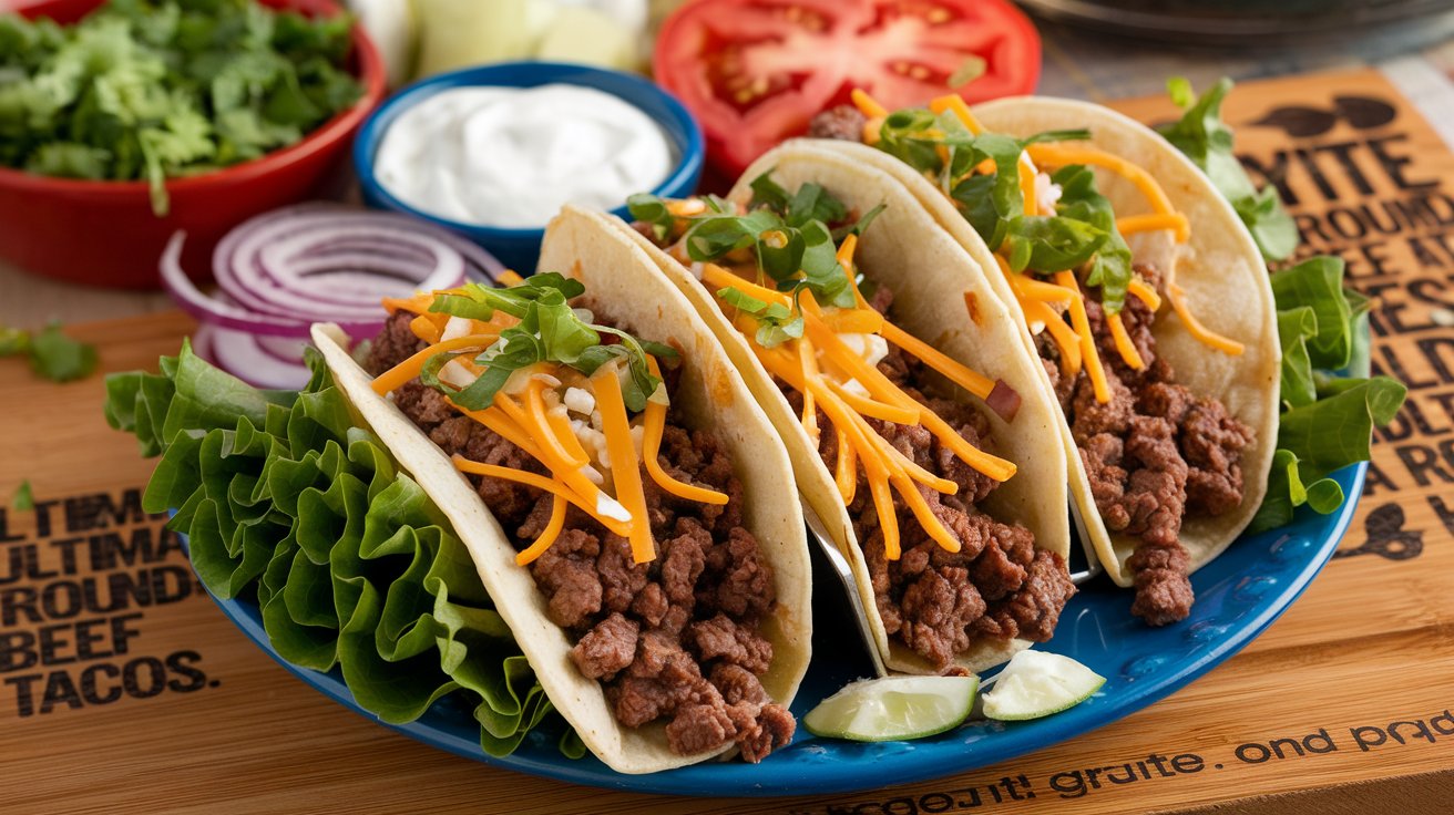 Ultimate Ground Beef Tacos: A Flavorful Fiesta at Home