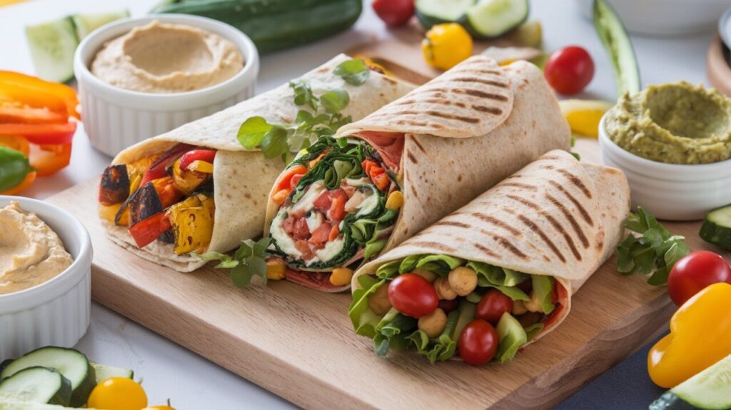 10 Easy Vegetarian Wrap Recipes | Quick, Healthy Meals - Homely Recipes